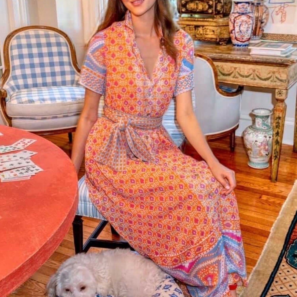 Gretchen Scott Womens Panache Maxi Dress Paisley Park Size XS